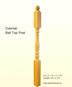 Classic Ball Top Post